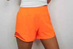 Active Pleat Tennis Shorts "Highlight Orange"<Allie Lynn's Boutique Cheap