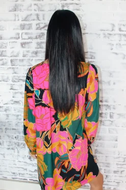Autumn Floral Dress<Allie Lynn's Boutique New