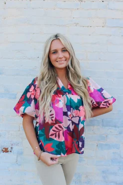 Autumn Leaves Top<Allie Lynn's Boutique Clearance