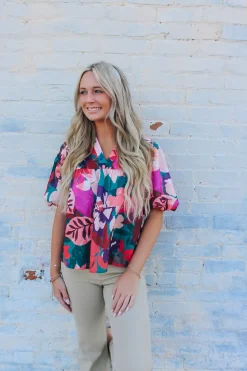 Autumn Leaves Top<Allie Lynn's Boutique Clearance