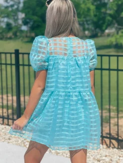 Baby Blue Babydoll Dress<Allie Lynn's Boutique Sale