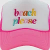 Beach Please Trucker Hat<Allie Lynn's Boutique Clearance