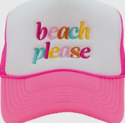 Beach Please Trucker Hat<Allie Lynn's Boutique Clearance