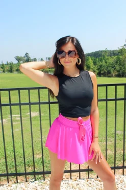 Black Solid Tank<Allie Lynn's Boutique Fashion