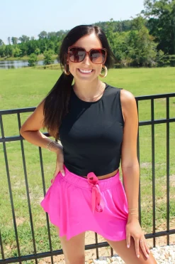 Black Solid Tank<Allie Lynn's Boutique Fashion