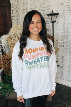 Bonfires / Pumpkins Sweatshirt<Allie Lynn's Boutique Shop