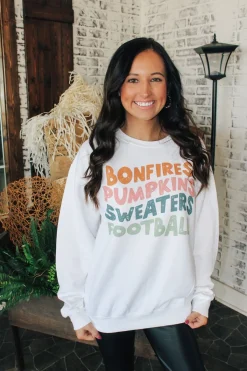 Bonfires / Pumpkins Sweatshirt<Allie Lynn's Boutique Shop