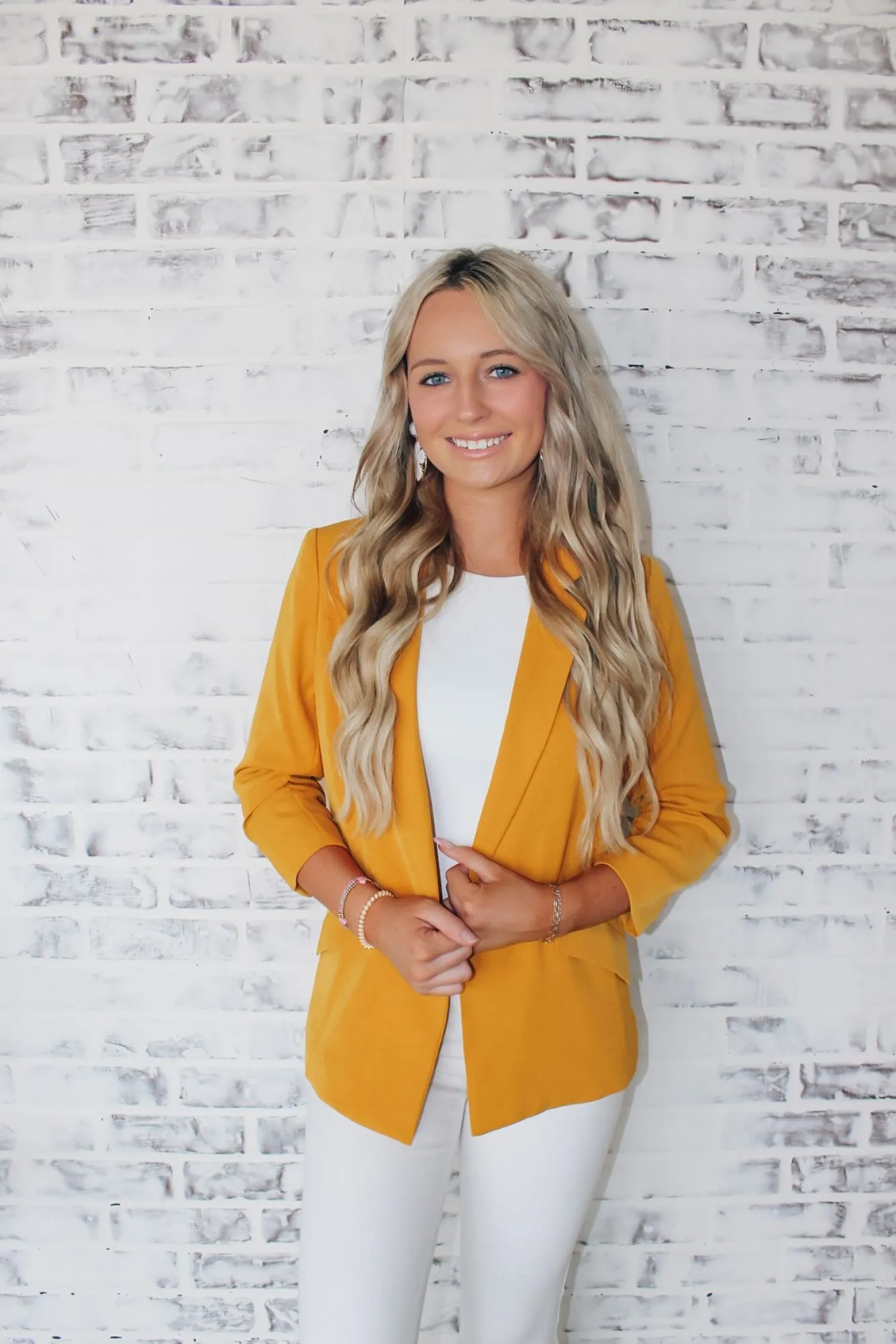 Boss Blazer "Mustard"<Allie Lynn's Boutique Outlet