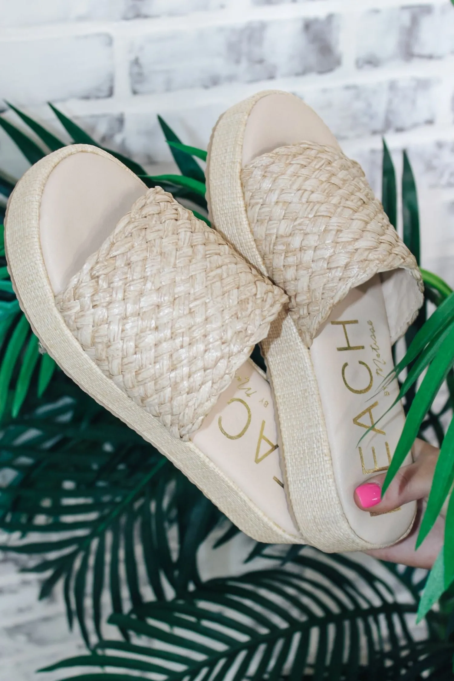 Cairo Platform Sandals "Beige"<Allie Lynn's Boutique Best