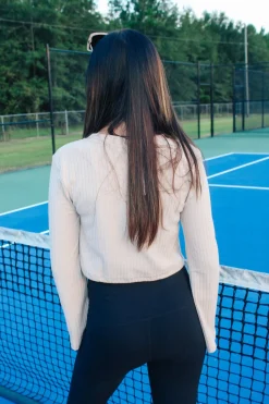 Cara Top "Taupe"<Allie Lynn's Boutique Clearance