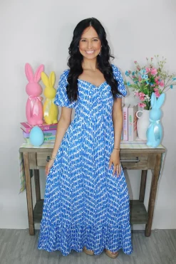 Cassie Printed Maxi Dress<Allie Lynn's Boutique Discount