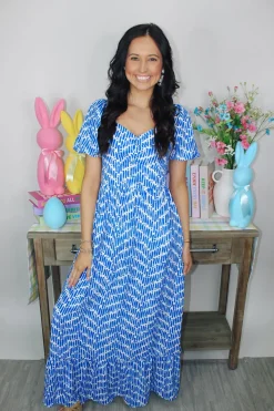 Cassie Printed Maxi Dress<Allie Lynn's Boutique Discount