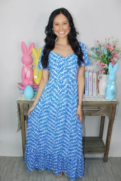 Cassie Printed Maxi Dress<Allie Lynn's Boutique Outlet