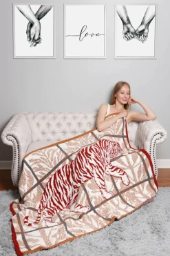Cheetah Blanket "Brown/Camel"<Allie Lynn's Boutique Sale