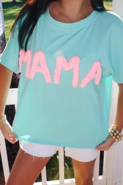 Chunky Fleece "Mama" Top<Allie Lynn's Boutique Best