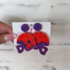 Clemson Tiger Earrings<Allie Lynn's Boutique Hot