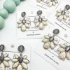 Coastal Cowgirl Earrings "Bone"<Allie Lynn's Boutique New