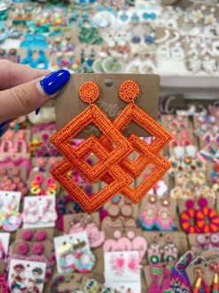 Color Pop Earrings "Orange"<Allie Lynn's Boutique Discount