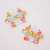 Colorful Clay Cross Earrings<Allie Lynn's Boutique Shop