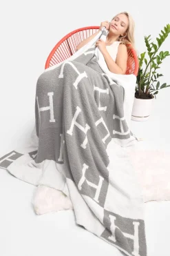 Comfy Blanket "Grey"<Allie Lynn's Boutique Cheap