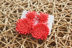Day Dreaming Earrings "Red"<Allie Lynn's Boutique Store