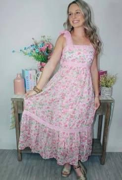 Demi Floral Midi Dress<Allie Lynn's Boutique Sale