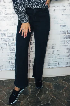 Entro Wide Leg Pants "Black"<Allie Lynn's Boutique Store