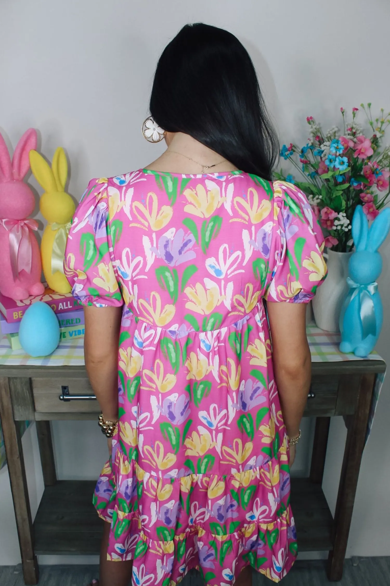 Feelin' Fuchsia Floral Dress<Allie Lynn's Boutique New