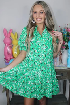 Floral Galore Mini Dress<Allie Lynn's Boutique Fashion