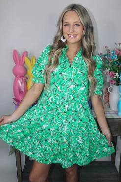 Floral Galore Mini Dress<Allie Lynn's Boutique Fashion