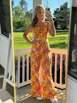 Floral Showstopper Jumpsuit<Allie Lynn's Boutique Outlet
