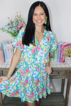 Garden Of Dreams Mini Dress<Allie Lynn's Boutique Discount