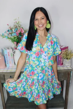 Garden Of Dreams Mini Dress<Allie Lynn's Boutique Discount