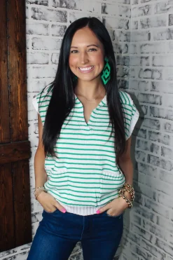 Go Green Sweater Top<Allie Lynn's Boutique Fashion
