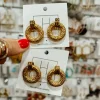 Gold Circle Studs<Allie Lynn's Boutique Online