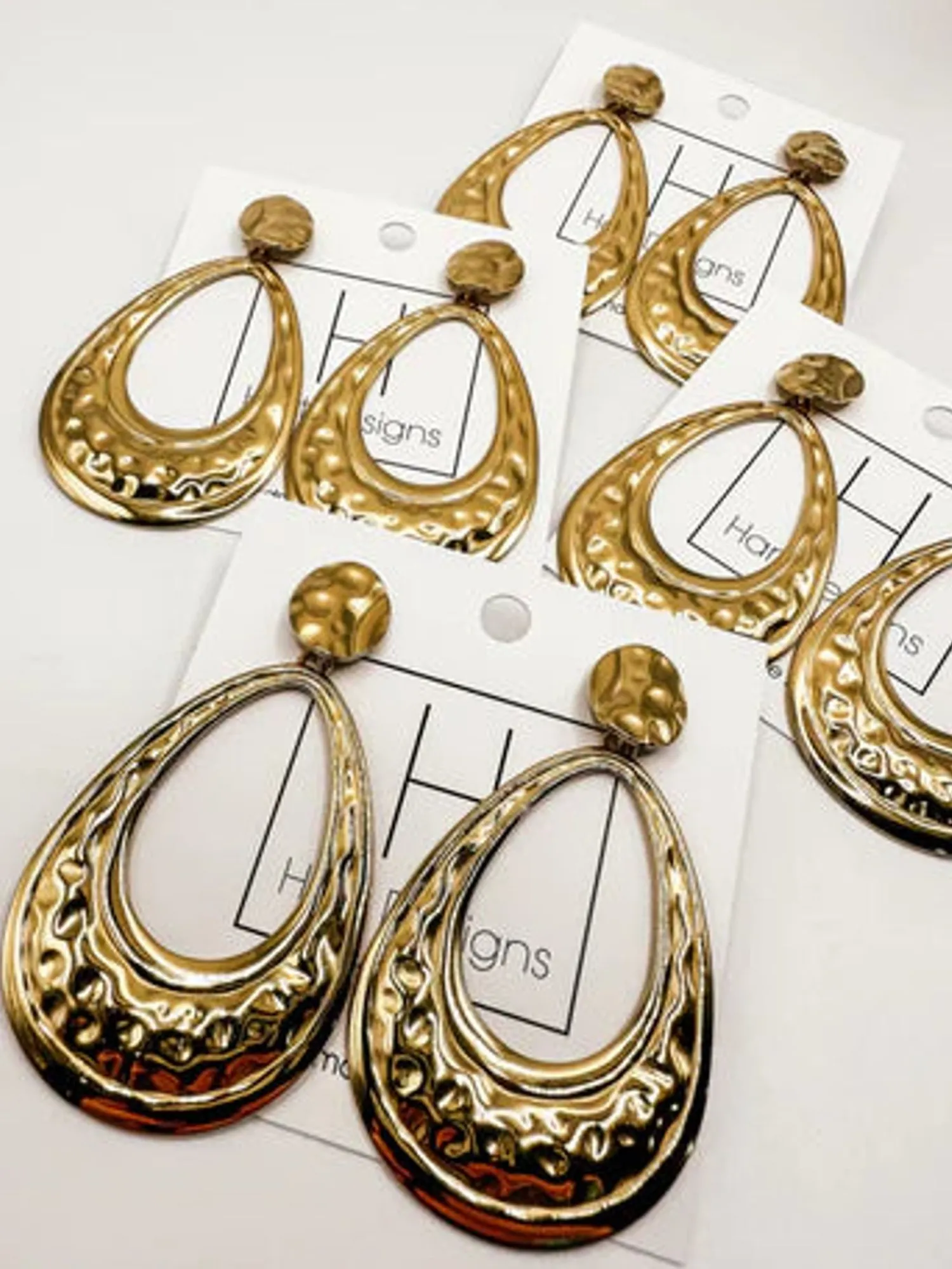 Gold Thick Hoop Earrings<Allie Lynn's Boutique Online