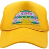 Good Vibes Only Trucker Hat "Orange"<Allie Lynn's Boutique Outlet