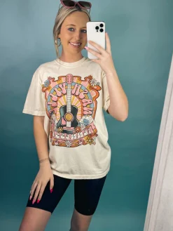Groovy Nashville Music City Graphic Tee<Allie Lynn's Boutique Fashion