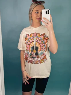 Groovy Nashville Music City Graphic Tee<Allie Lynn's Boutique Fashion