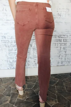High Rise Straight Pants 