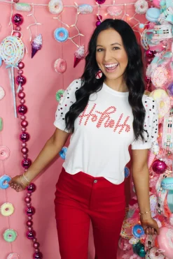 Hohoho Candy Cane Top<Allie Lynn's Boutique Discount