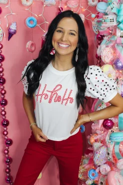 Hohoho Candy Cane Top<Allie Lynn's Boutique Discount