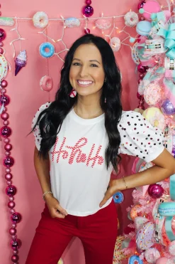 Hohoho Candy Cane Top<Allie Lynn's Boutique Discount