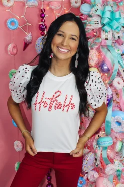 Hohoho Candy Cane Top<Allie Lynn's Boutique Discount