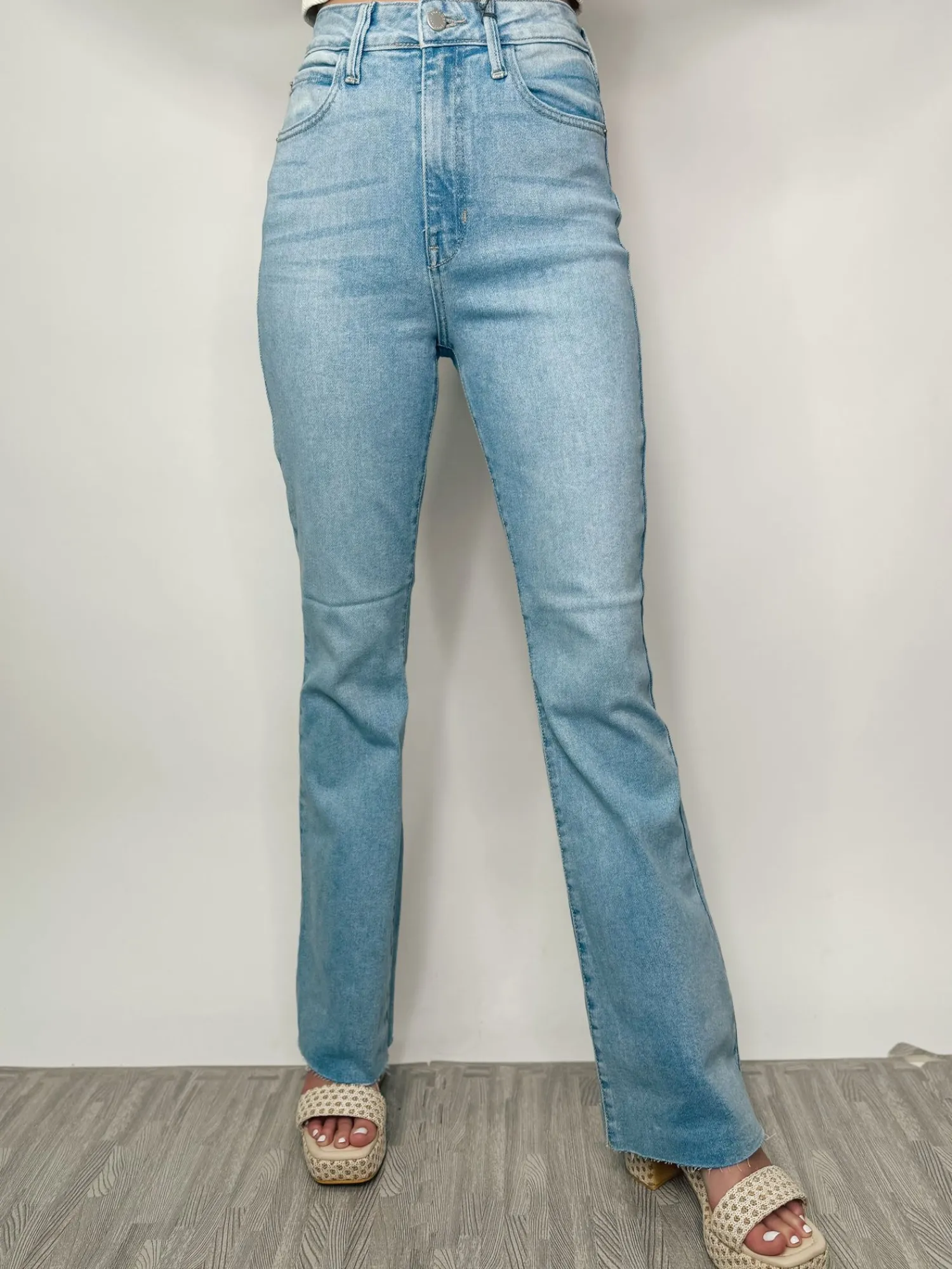 Hr Vintage Skinny Flare "Light Denim"<Allie Lynn's Boutique Best Sale