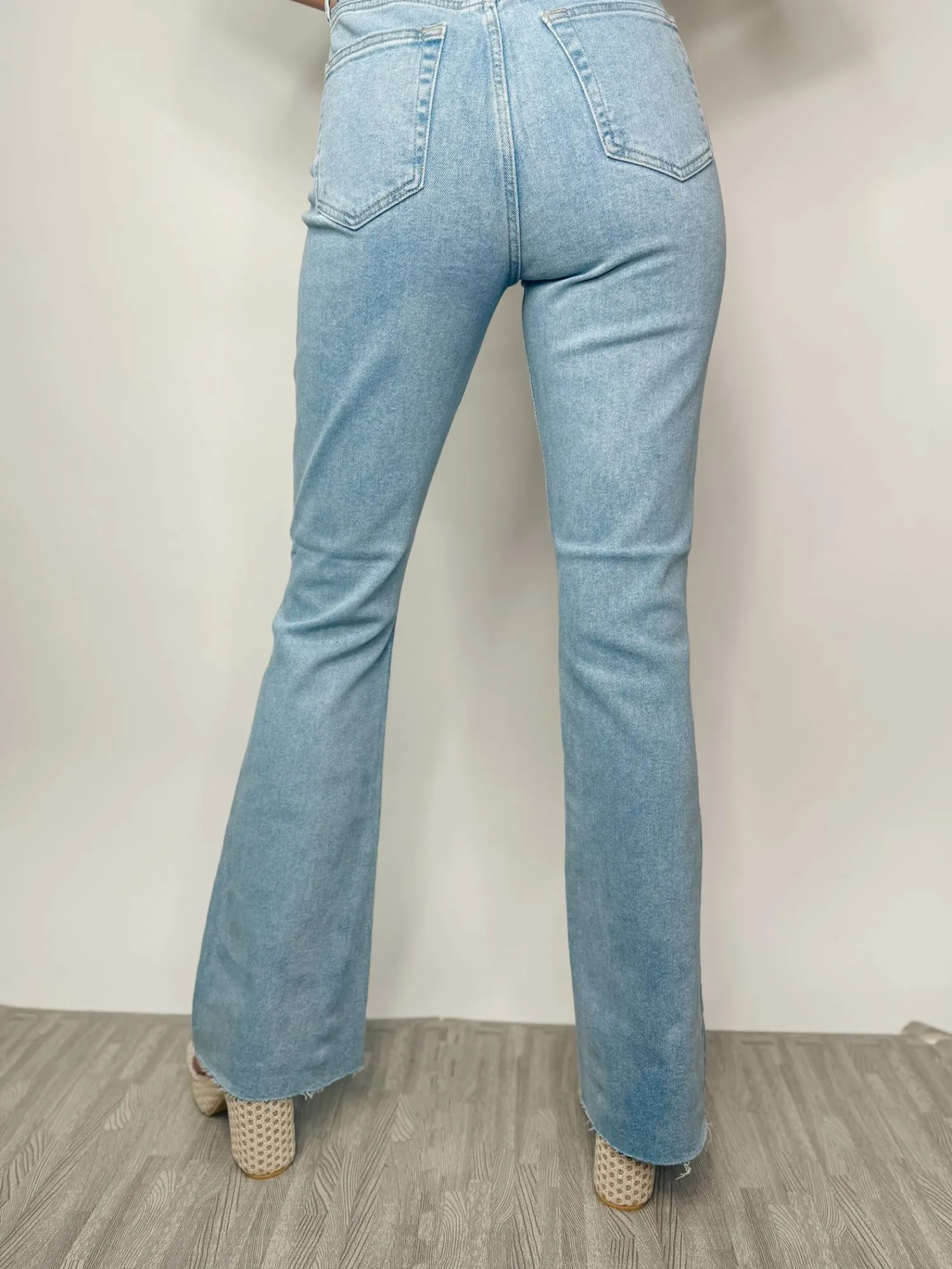 Hr Vintage Skinny Flare "Light Denim"<Allie Lynn's Boutique Best Sale