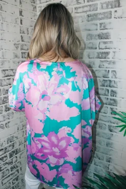 Jade Abstract Printed Top<Allie Lynn's Boutique Cheap