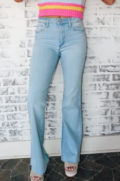 Jbd Hr Scissor Cut Flare "Light Denim"<Allie Lynn's Boutique Sale