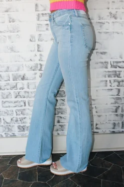 Jbd Hr Scissor Cut Flare "Light Denim"<Allie Lynn's Boutique Sale