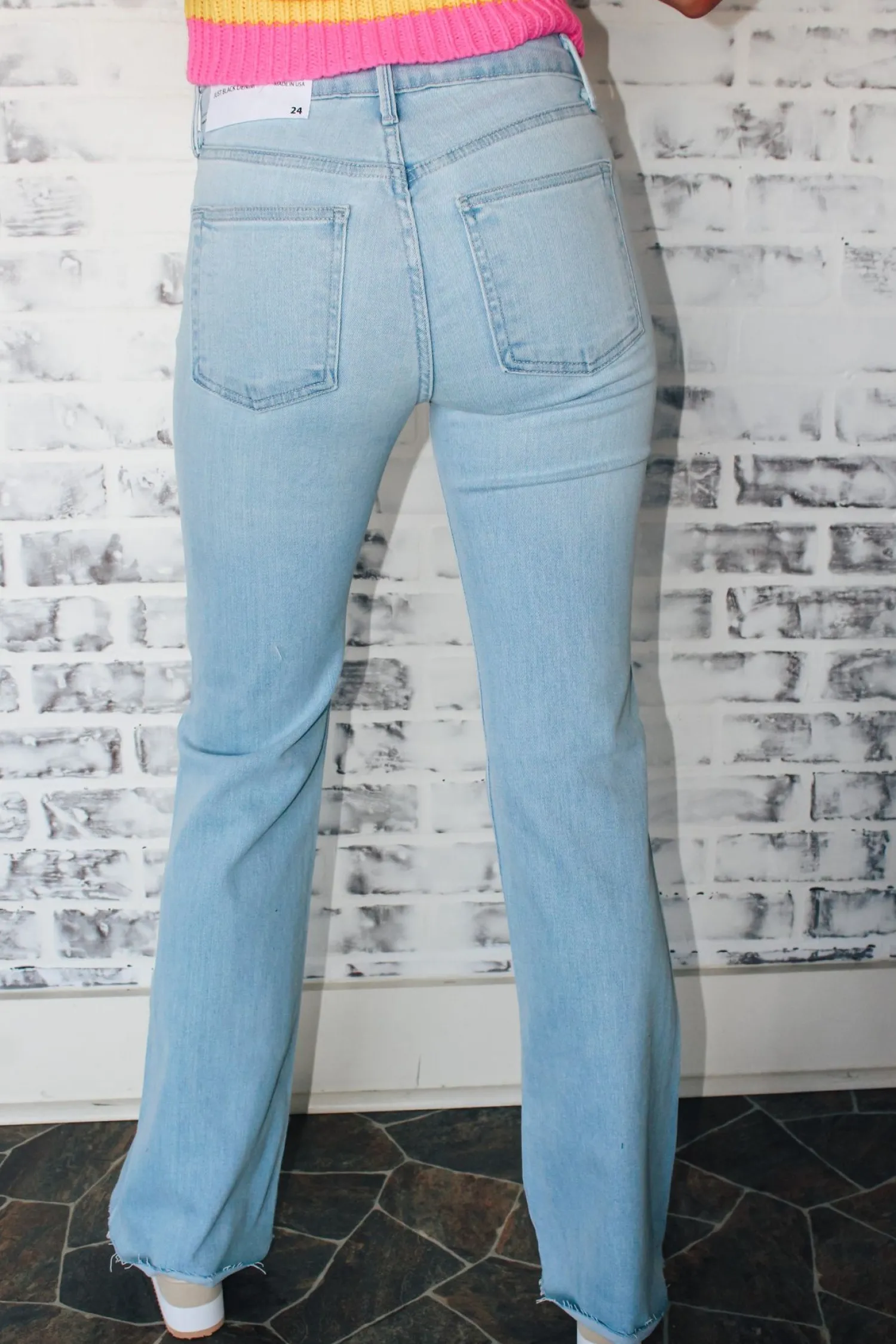 Jbd Hr Scissor Cut Flare "Light Denim"<Allie Lynn's Boutique Sale